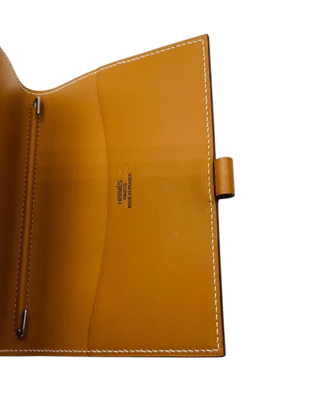 HERMES TAN LEATHER AGENDA